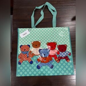 NWT VERA BRADLEY Reusable Market Tote in Toasty Teddies